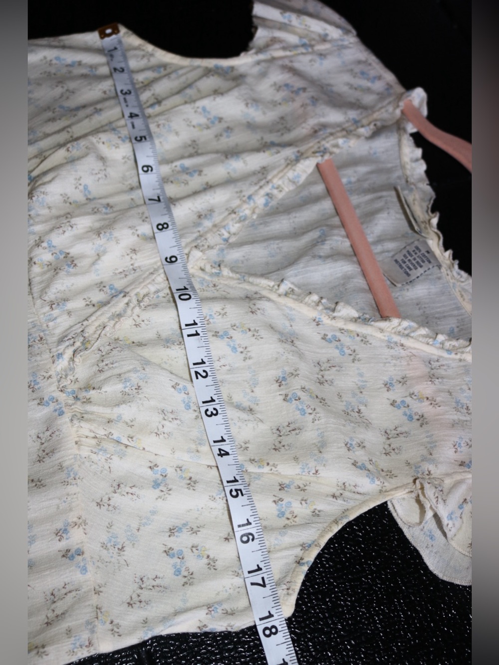 Cherokee Vintage Floral Cotton Dress Medium Cottagecore Prairie Fairy - Picture 10 of 10